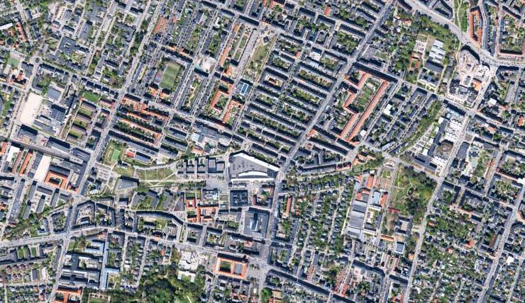 Frederiksberg fra luften