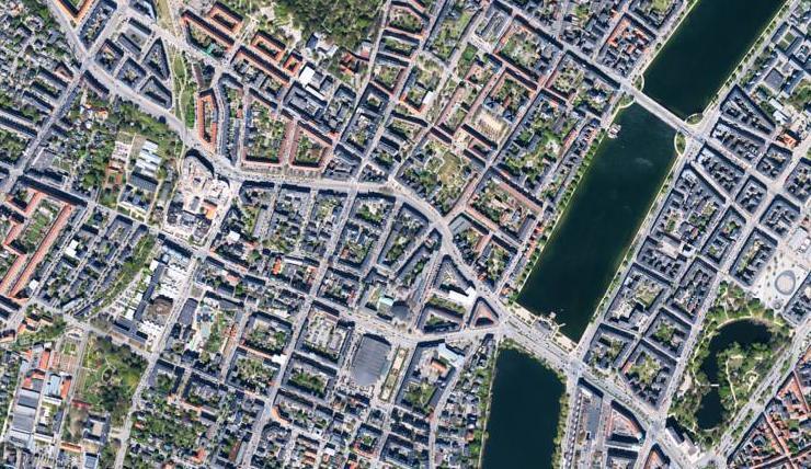 Frederiksberg C fra luften