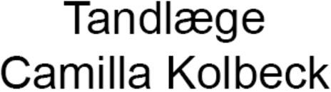 Tandlæge Camilla Kolbeck logo