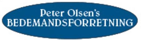 Peter Olsens Bedemandsforretning logo