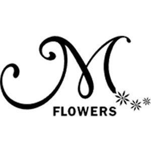M Flowers logo