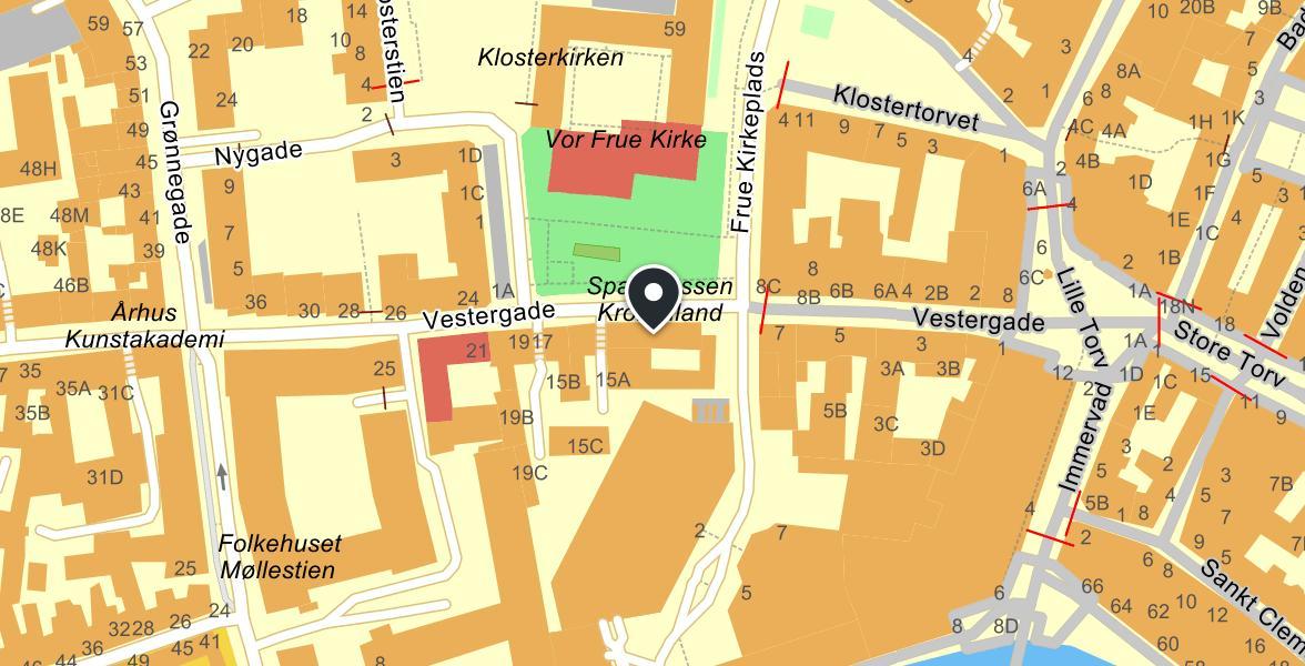 Sparekassen Kronjylland, Århus Erhverv map