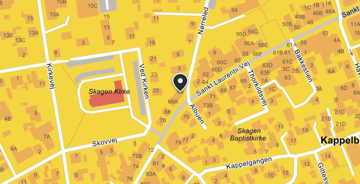 home Skagen map