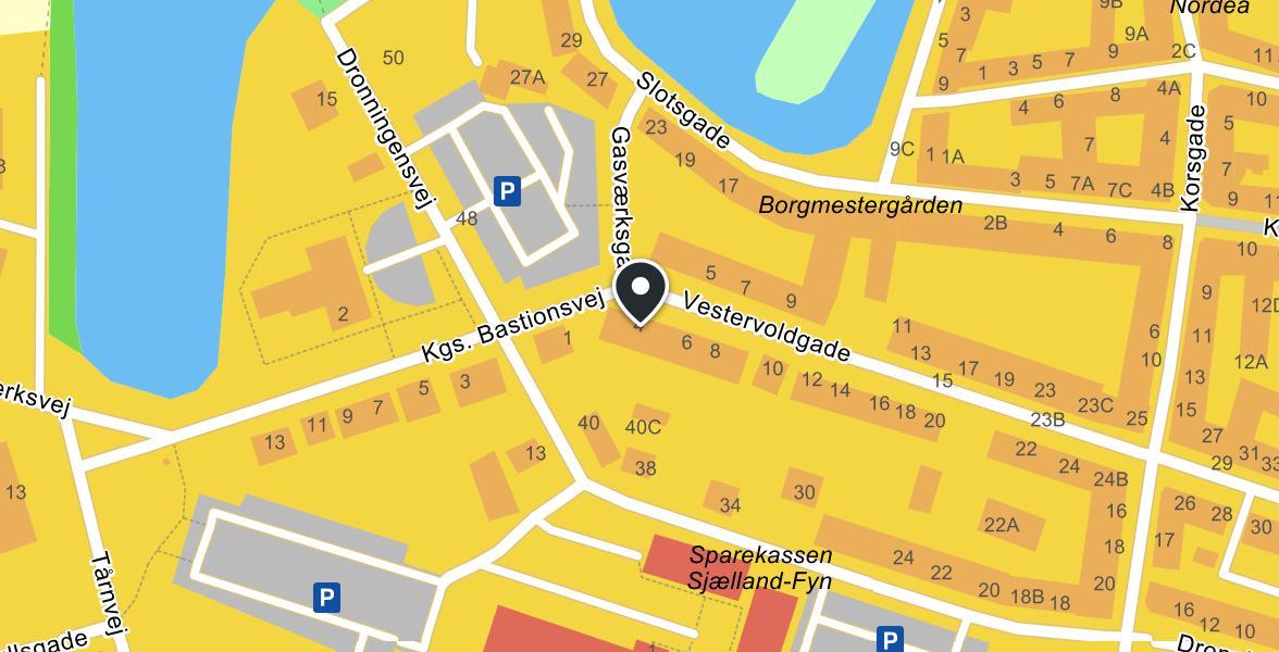DOF Yogaskolen I Nyborg map