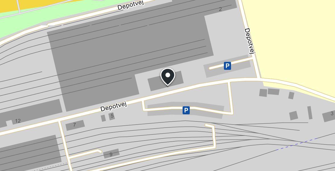 Udlånte Tjenestemænd - Dsb Taastrup - Depotvej 4 map