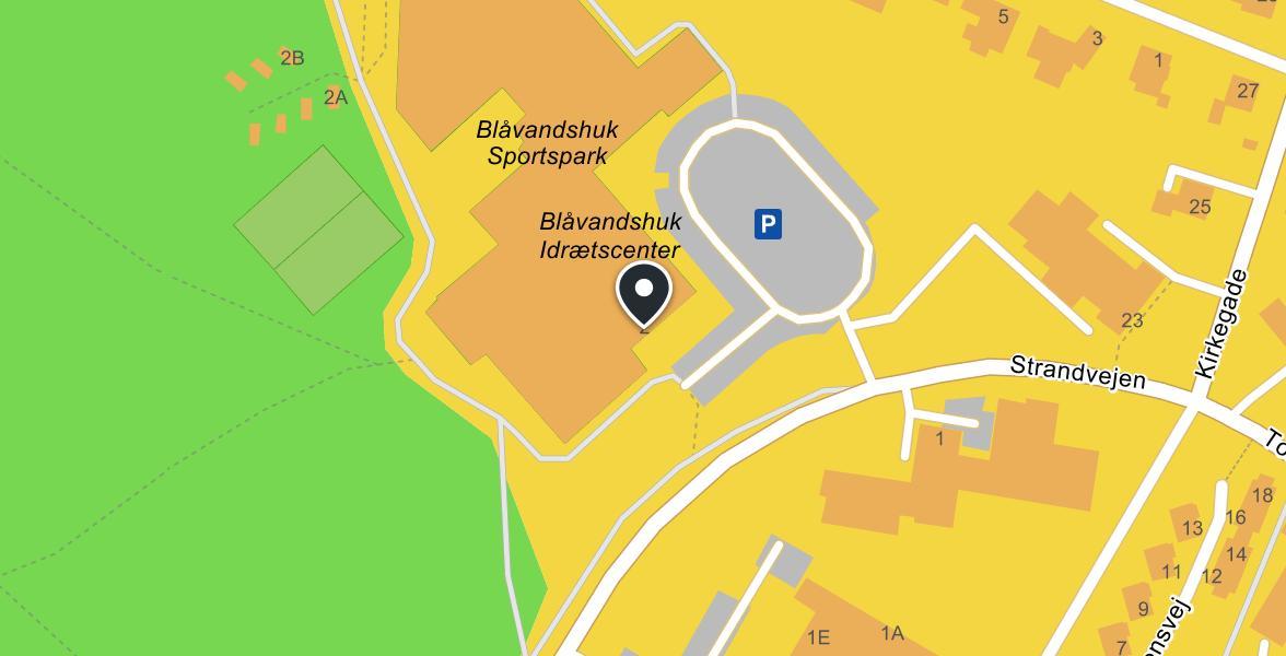 SportsPark Blaavandshuk map