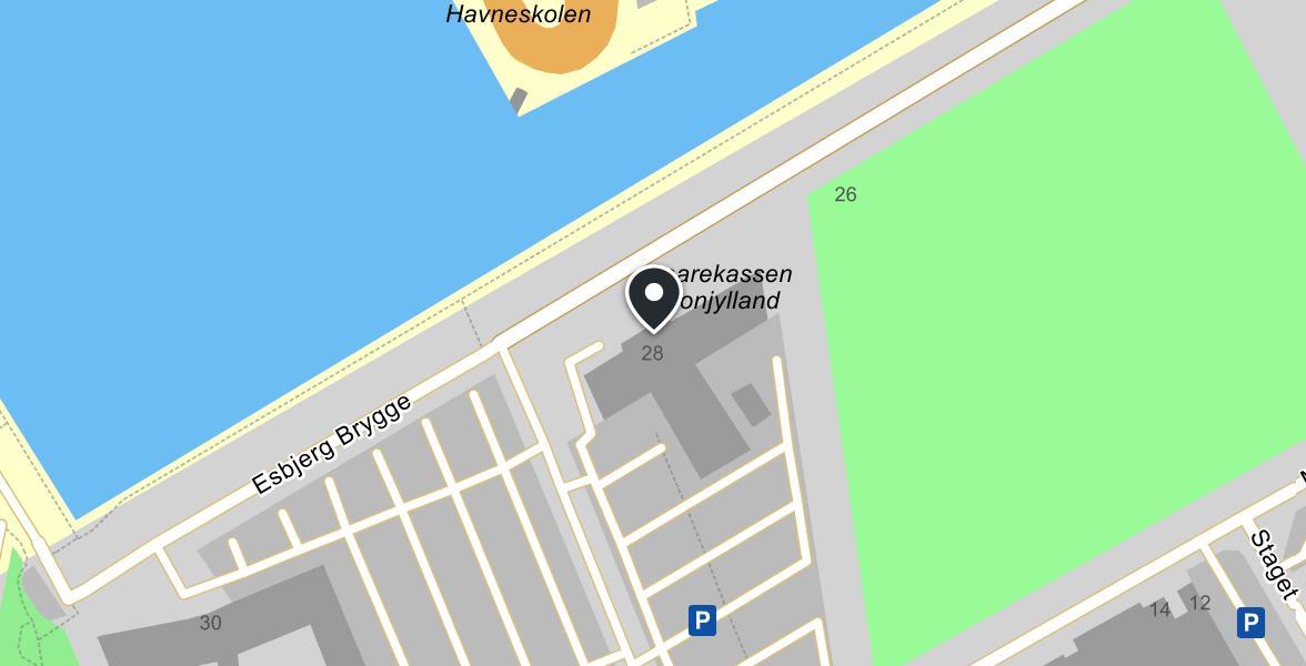 Sparekassen Kronjylland, Esbjerg map