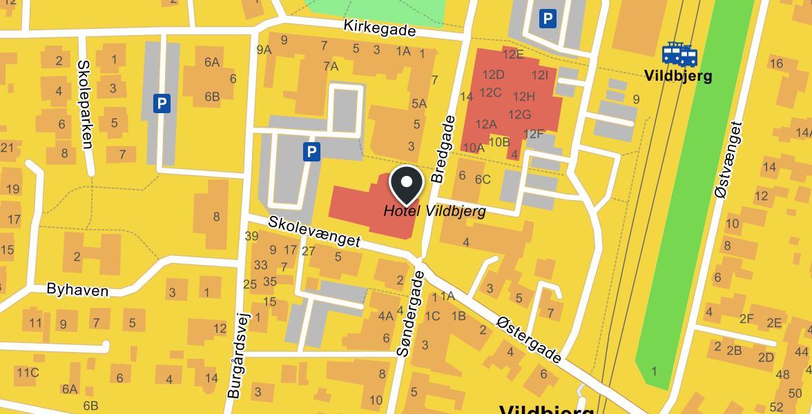 Hotel Vildbjerg map