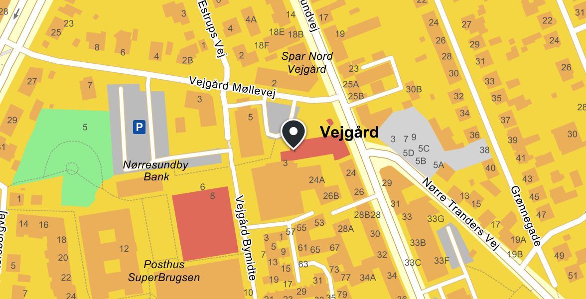 home Aalborg Vejgaard map