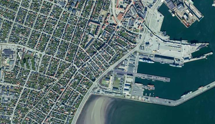 Frederikshavn fra luften