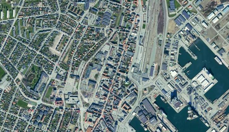 Frederikshavn fra luften